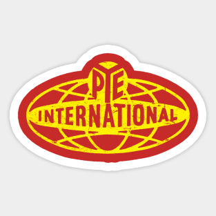 PYE International Sticker